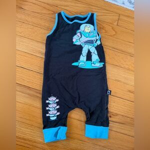 Rags to Raches Black Bodysuit with toy store characters 6-12